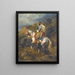 Cavalier arabe - Adolf Schreyer — gerahmtes Bild an der Wand