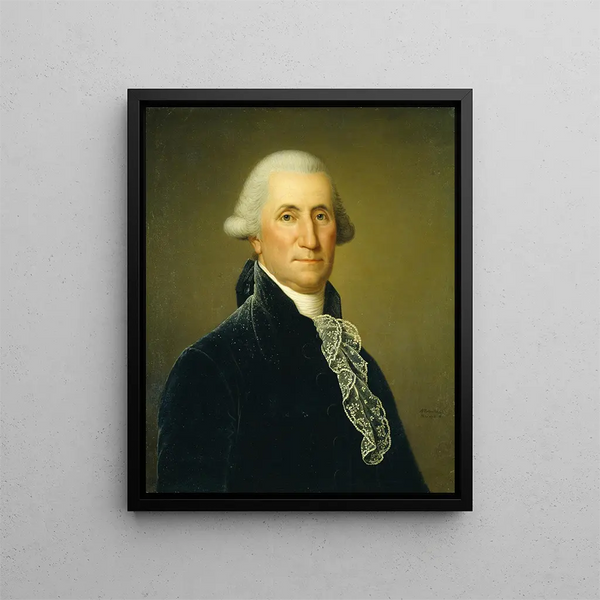 George Washington - Adolf Ulrik Wertmüller — gerahmtes Bild an der Wand