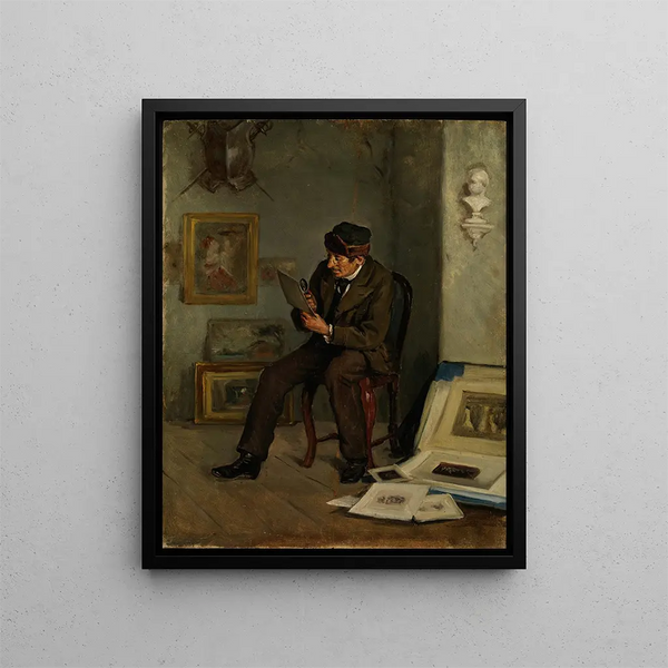L'Experte en Kunst - Adolf von Becker — gerahmtes Bild an der Wand