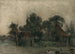 Landschaft eines Dorfes bei Dämmerung - Adolf der Graf — Ansicht des Kunstwerks