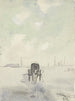 Winterlandschaft mit Pferd und Kutsche - Adolf der Graf — Ansicht des Kunstwerks