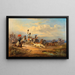 Wildes Rennen - Adolf van der Venne — gerahmtes Bild an der Wand
