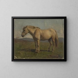 Adolph Tidemand - A Dun Horse.webp