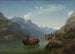 Hochzeitsprozession am Hardangerfjord - Adolph Tidemand — Ansicht des Kunstwerks