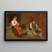 Studien der Figuren von Mora in Schweden - Adolph Tidemand — gerahmtes Bild an der Wand