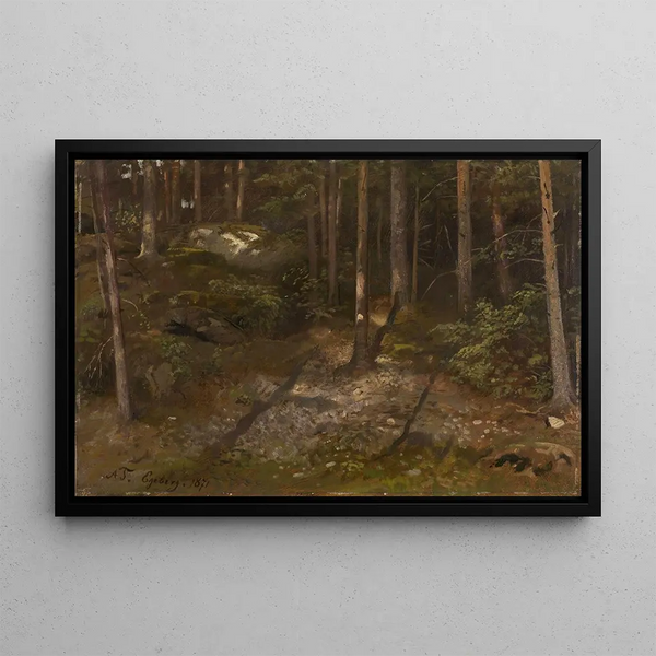 Adolph Tidemand - Forest Study.webp