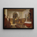 Innenansicht der Voss-Kirche - Adolph Tidemand — gerahmtes Bild an der Wand