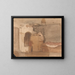 Innenraum - Adolph Tidemand — gerahmtes Bild an der Wand