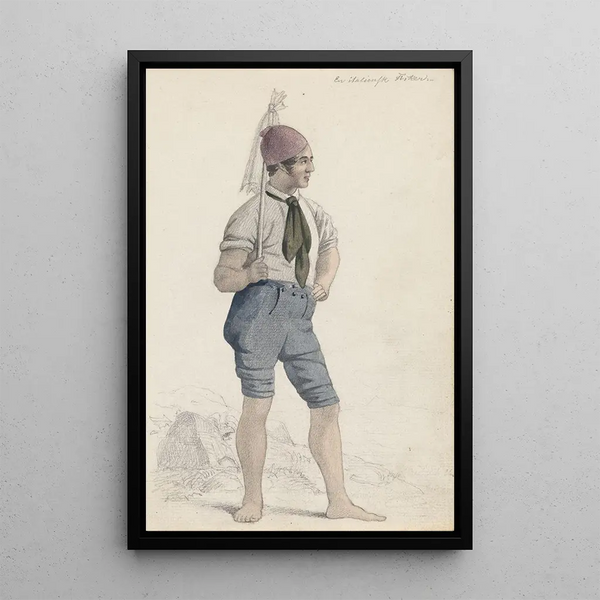 Reproduktion des Gemäldes Italienisches Fischer-Gemälde - Adolph Tidemand