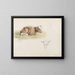 Kalv - Adolph Tidemand — gerahmtes Bild an der Wand
