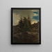 Landschaft von Nes in Hallingdal - Adolph Tidemand — gerahmtes Bild an der Wand
