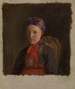 Adolph Tidemand - Portrait of Ingeborg Anderdatter Gulsvig.webp