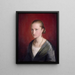 Portrait de Claudine Jaeger - Adolph Tidemand — gerahmtes Bild an der Wand