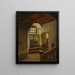 Treppe in einem Schloss am Rhein - Adolph Tidemand — gerahmtes Bild an der Wand