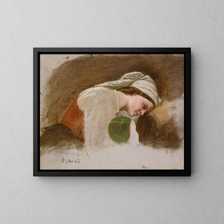 Adolph Tidemand - Study for After the Fight.webp