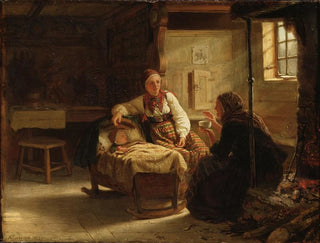 Adolph Tidemand - The Fortuneteller.webp
