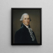 George Washington - Adolph Ulrich Wertmüller — gerahmtes Bild an der Wand