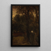 Reproduktion des Gemäldes Landschaft - Adolph von Menzel