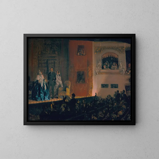 Adolph von Menzel - The Thtre du Gymnase.webp