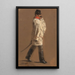 Offiziersgemälde österreichischer Offizier - Adolph von Menzel — gerahmtes Bild an der Wand