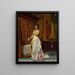 Kontemplation - Adolphe Alexandre Lesrel — gerahmtes Bild an der Wand