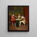 Der Recital - Adolphe Alexandre Lesrel — gerahmtes Bild an der Wand