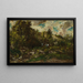 Herbst - Adolphe Monticelli — gerahmtes Bild an der Wand