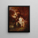 Figuren im Wald - Adolphe Monticelli — gerahmtes Bild an der Wand