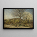Landschaft mit blühendem Obstgarten - Adolphe Monticelli — gerahmtes Bild an der Wand