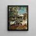 Landschaft - Adolphe Monticelli — gerahmtes Bild an der Wand
