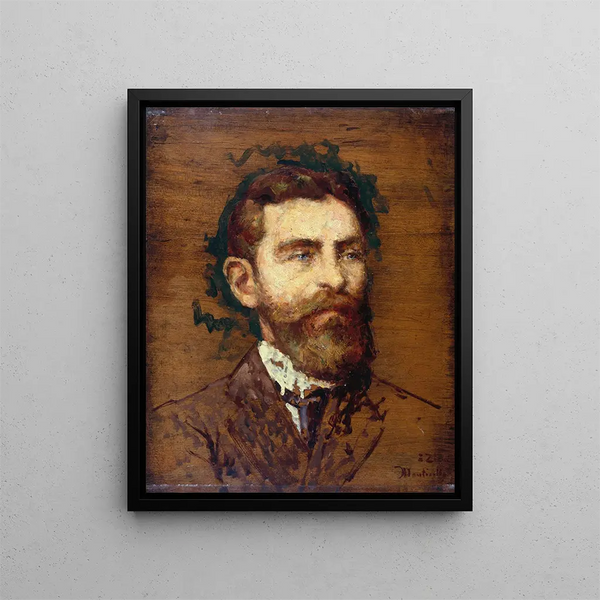 Portrait de François Ziem - Adolphe Monticelli — gerahmtes Bild an der Wand