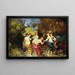 Sechs Badende - Adolphe Monticelli — gerahmtes Bild an der Wand