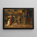 L'adieu - Adolphe Monticelli — gerahmtes Bild an der Wand