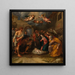 Anbetung der Hirten - Peter van Lint — gerahmtes Bild an der Wand
