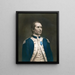 John Paul Jones - Adriaan M. de Groot Gemälde — gerahmtes Bild an der Wand
