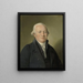 Cornelis Sebille Roos 1754-1820 Amsterdam Kunstdruck Gemälde von Cornelis Sebille Roos 1754-1820 Amsterdam Kunsthändler und Kurator der Nationalen Kunstgalerie in Huis ten Bosch Den Haag - Adriaan de Lelie — gerahmtes Bild an der Wand