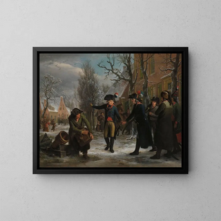 Adriaan de Lelie - General Daendels Taking Leave of LieutenantColonel Krayenhoff.webp