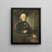 Portrait von Pieter Gerardus van Overstraten, Generalgouverneur der Niederländischen Ostindien - Adriaan de Lelie — gerahmtes Bild an der Wand