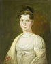 Portrait von Wilhelmina Maria Haack 1786-1857 vierte Ehefrau von Gerrit Verdooren - Adriaan de Lelie — Ansicht des Kunstwerks