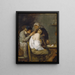 L'opération du dos - Adriaen Brouwer — gerahmtes Bild an der Wand