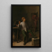 Der Raucher - Adriaen Brouwer — gerahmtes Bild an der Wand