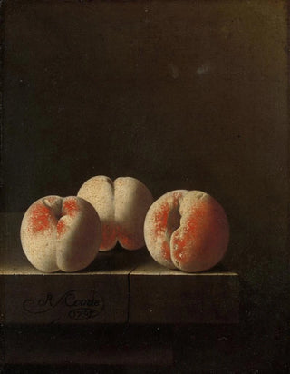Adriaen Coorte - Three Peaches on a Stone Plinth.webp