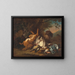 Naturmord an Wild - Adriaen de Gryef — gerahmtes Bild an der Wand