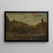Hafenstadt II - Adriaen Frans Boudewijns — gerahmtes Bild an der Wand