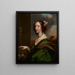 Portrait der Gräfin von Carlisle, genannt Lucy Percy - Adriaen Hanneman — gerahmtes Bild an der Wand