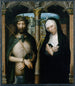 Der gekrönte Christus mit Dornen Ecce Homo und die trauernde Jungfrau - Adriaen Isenbrandt — Ansicht des Kunstwerks