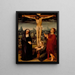 Die Kreuzigung - Adriaen Isenbrandt — gerahmtes Bild an der Wand