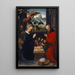 Die Geburt Christi - Adriaen Isenbrandt — gerahmtes Bild an der Wand