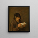 Mann singend - Adriaen van Ostade — gerahmtes Bild an der Wand