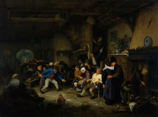 Adriaen van Ostade - Peasants Dancing in a Tavern.webp